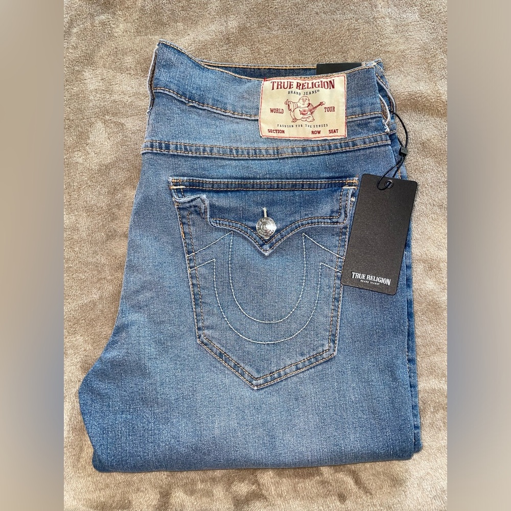 🔥True Religion Ricky Straight Jean Size W36 L33